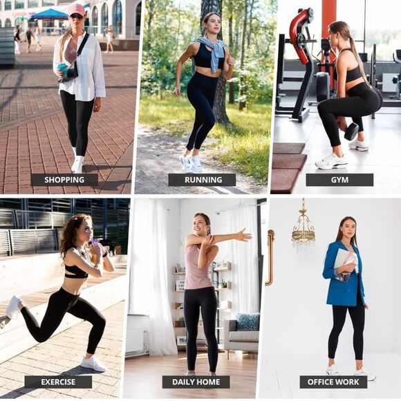 Amazon buttery soft high waisted leggings for yoga running athleisure size L/XL - Picture 9 of 10